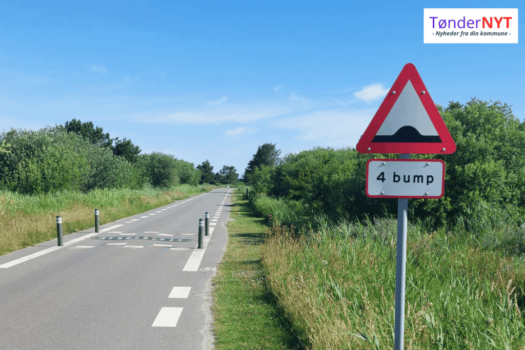 Nye vejbump på Småfolksvej mellem Kongsmark og Lakolk skal få folk til at sænke farten