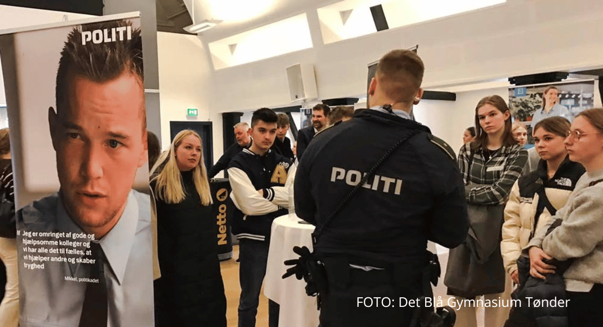 Jobinformationsmøde om Politiet på Det Blå Gymnasium/Tønder