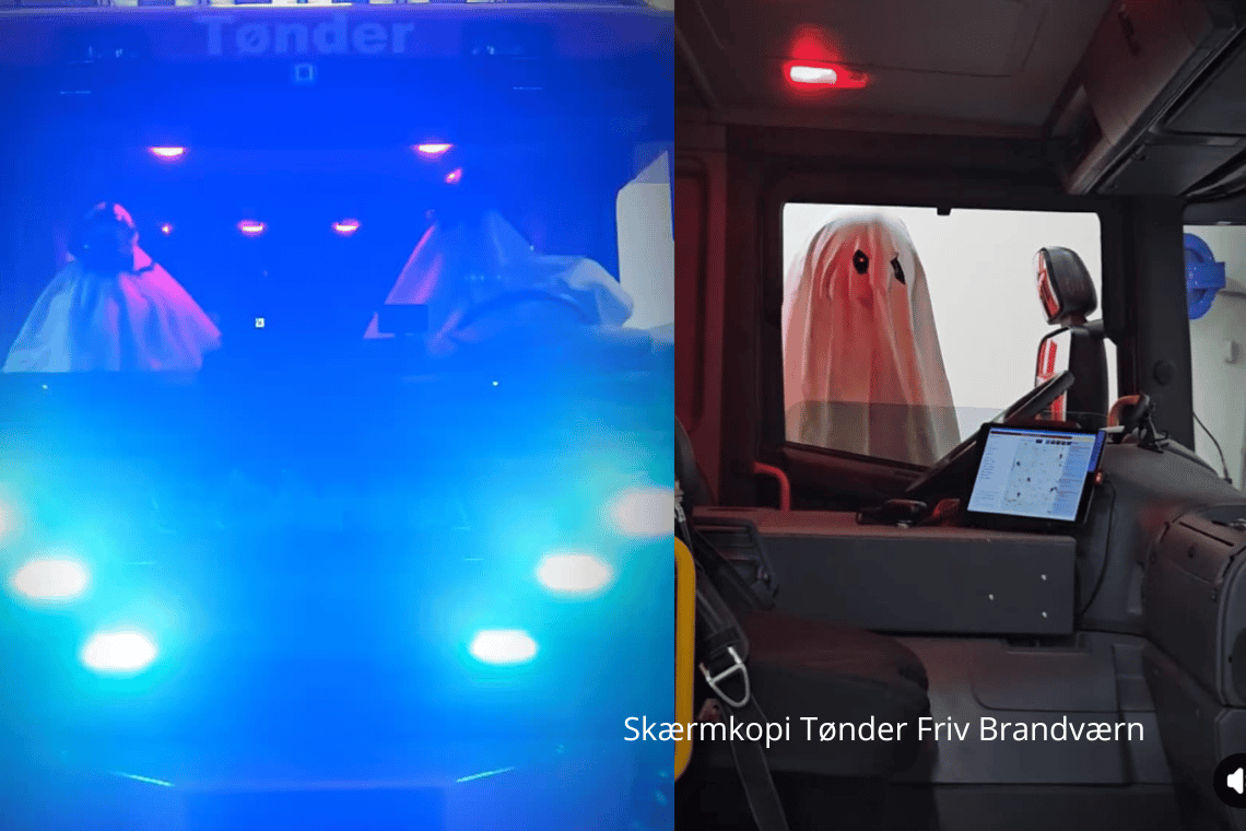 Tønder Brandværn hylder Halloween for at lokke nye medlemmer til