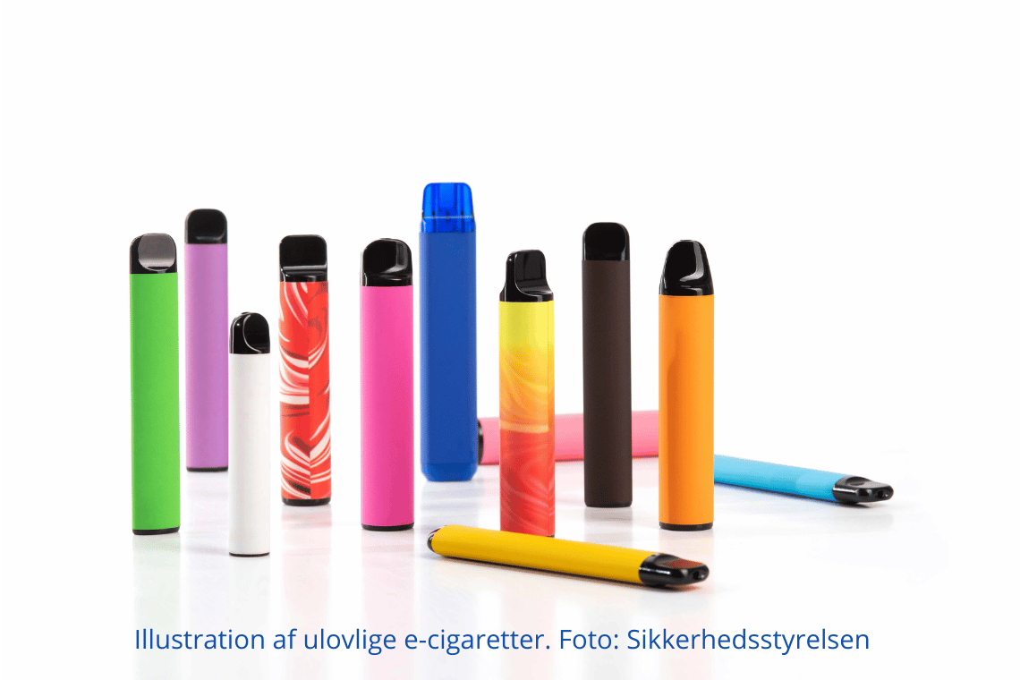 Bøder for at markedsføre ulovlige e-cigaretter