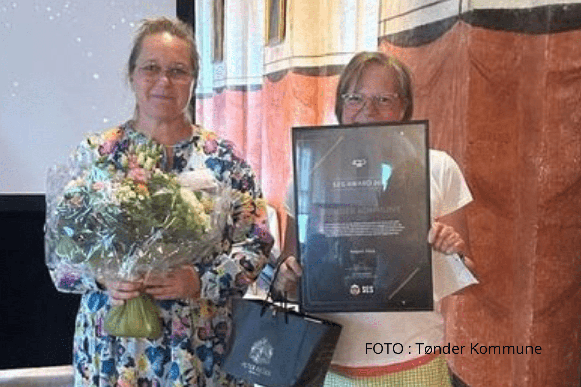 Tønder Kommune modtog prestigefyldt pris