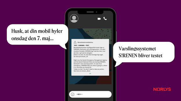 Onsdag kl. 12 lyder sirenerne – årlig test i hele Danmark