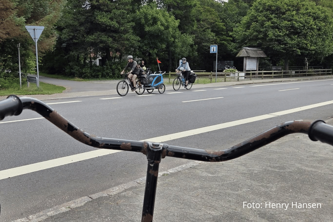 Stor trafik- og cykeltælling i Ballum: Henry Hansen dokumenterer behov for cykelsti
