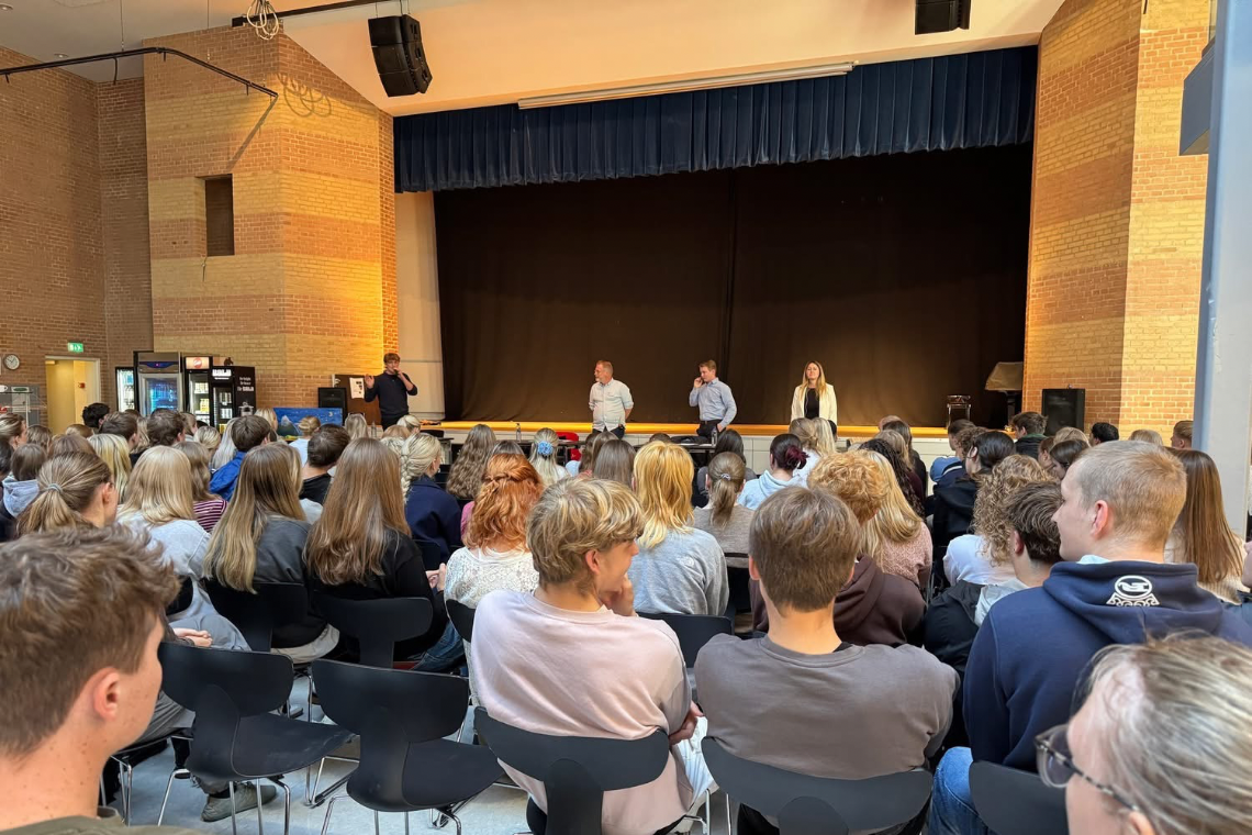 Unge satte fokus på valgdebat på Tønder Gymnasium