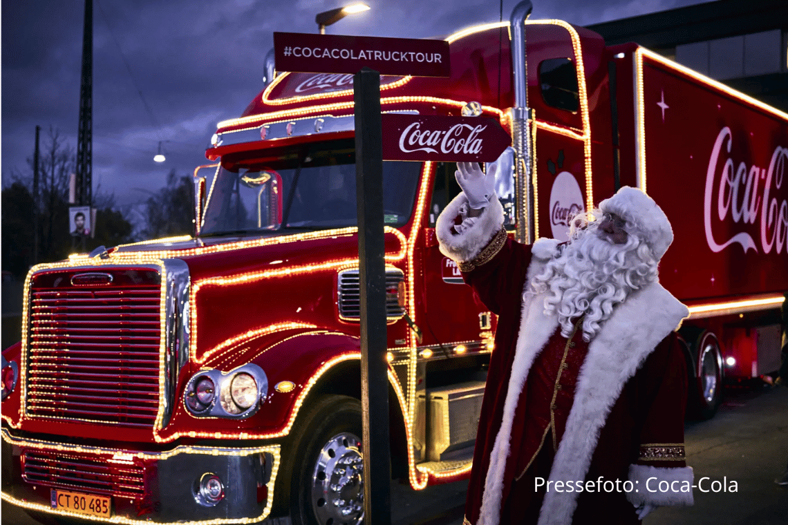 Coca-Cola sender julelastbilen til Tønder