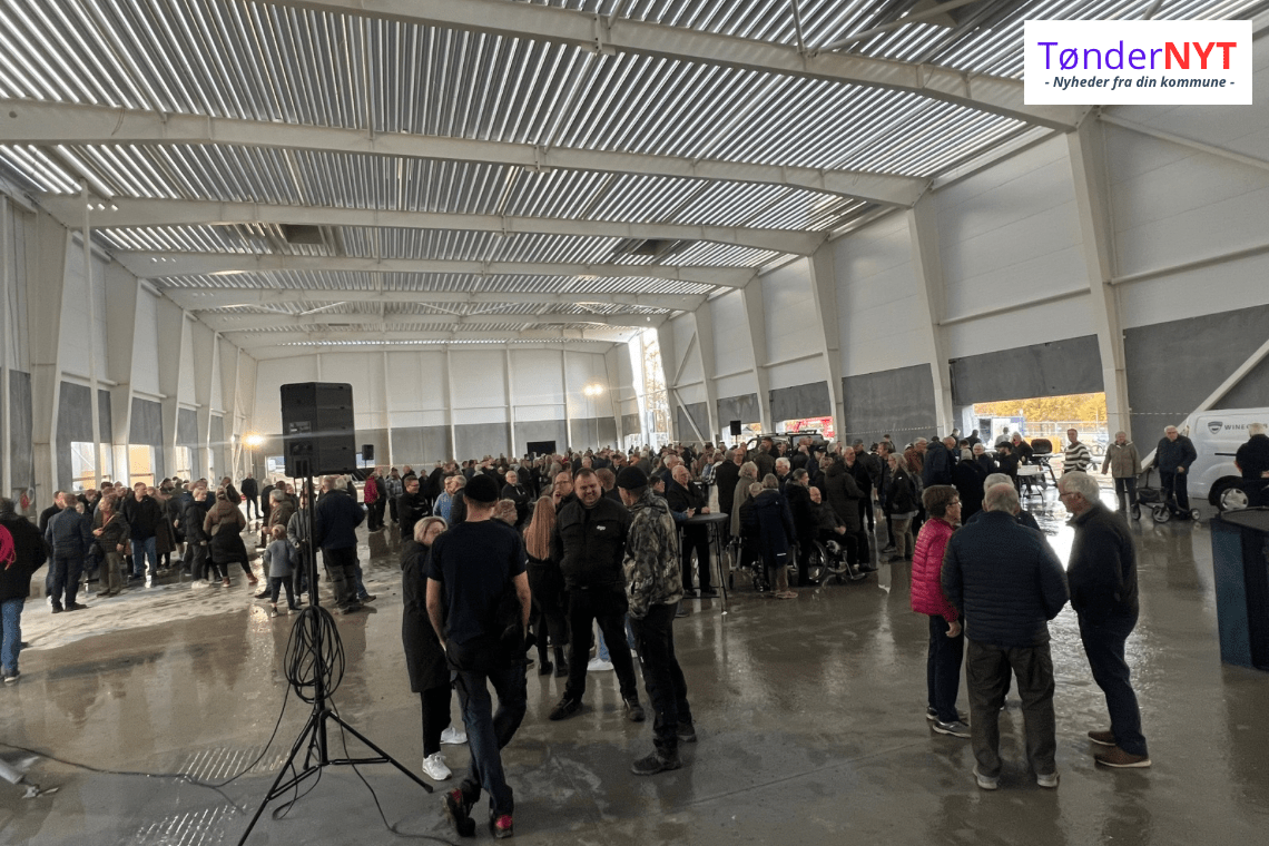 Stor opbakning til rejsegilde i Toftlund Sport & Fritidscenter