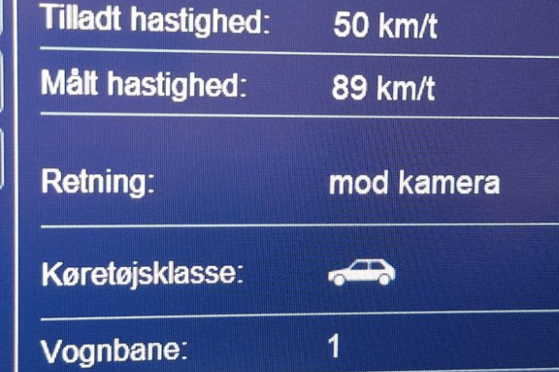 Hastighedskontrol i Døstrup afslørede mange fartsyndere