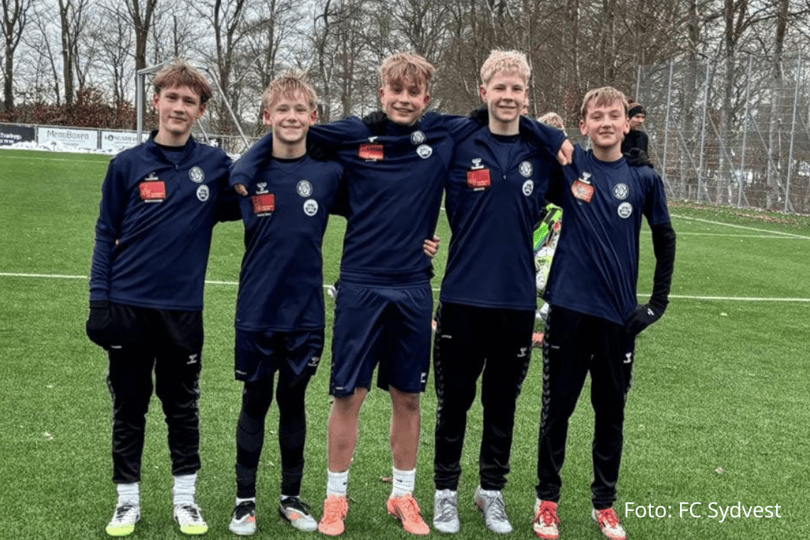 Lokal fodbolddrøm bliver til virkelighed: FC Sydvest-spiller udtaget til DBU-samling