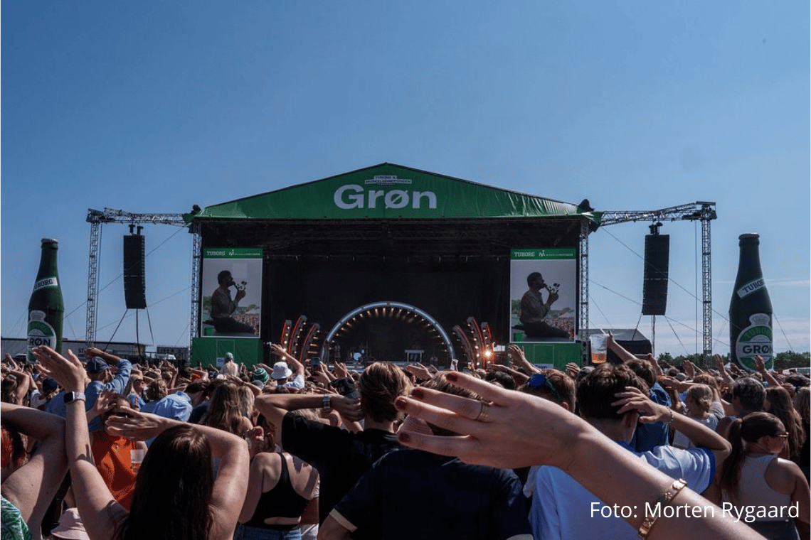 Solskinsfest og publikumsrekord: Grøn startede turnétoget i Tårnby