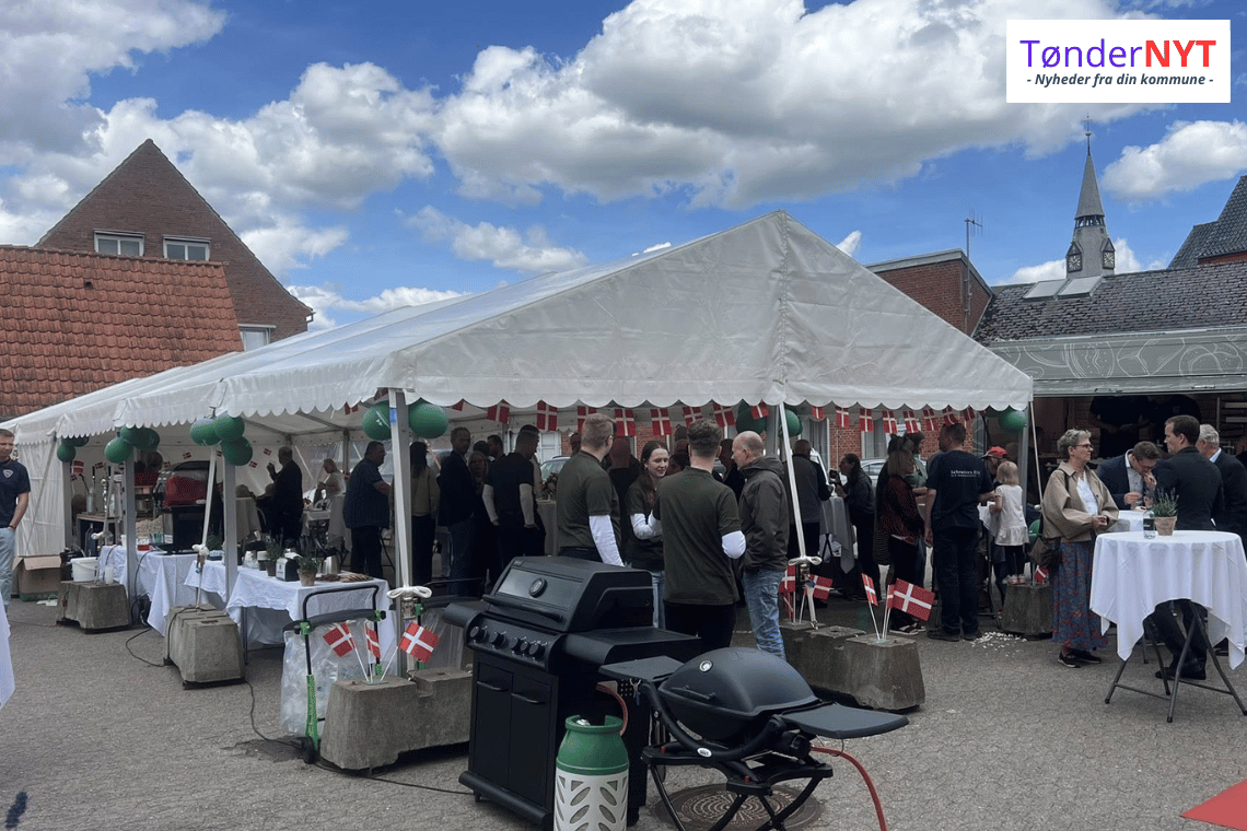 En milepæl markeret med manér: Kreditbanken fejrede 100 år med folkefest i Tønder