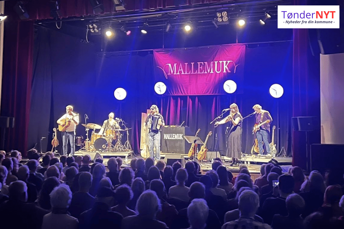 Mallemuk samlede Tønder til stor albumfest med gæster og stærke musikalske øjeblikke