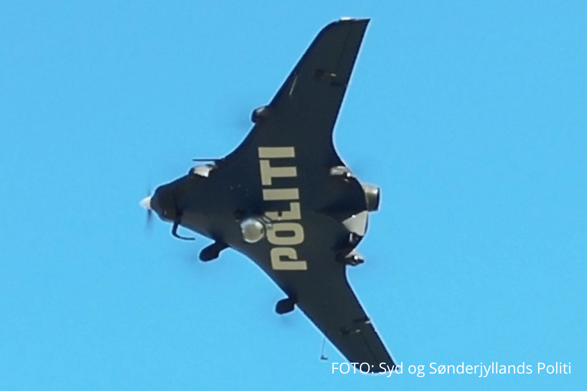 Politiets drone sat ud af drift efter brand i Padborg