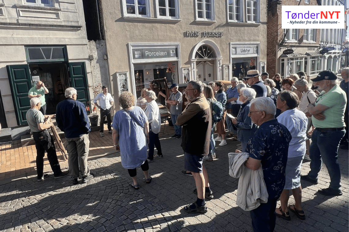 Byvandring satte fokus på nyt liv i Tønders butikker