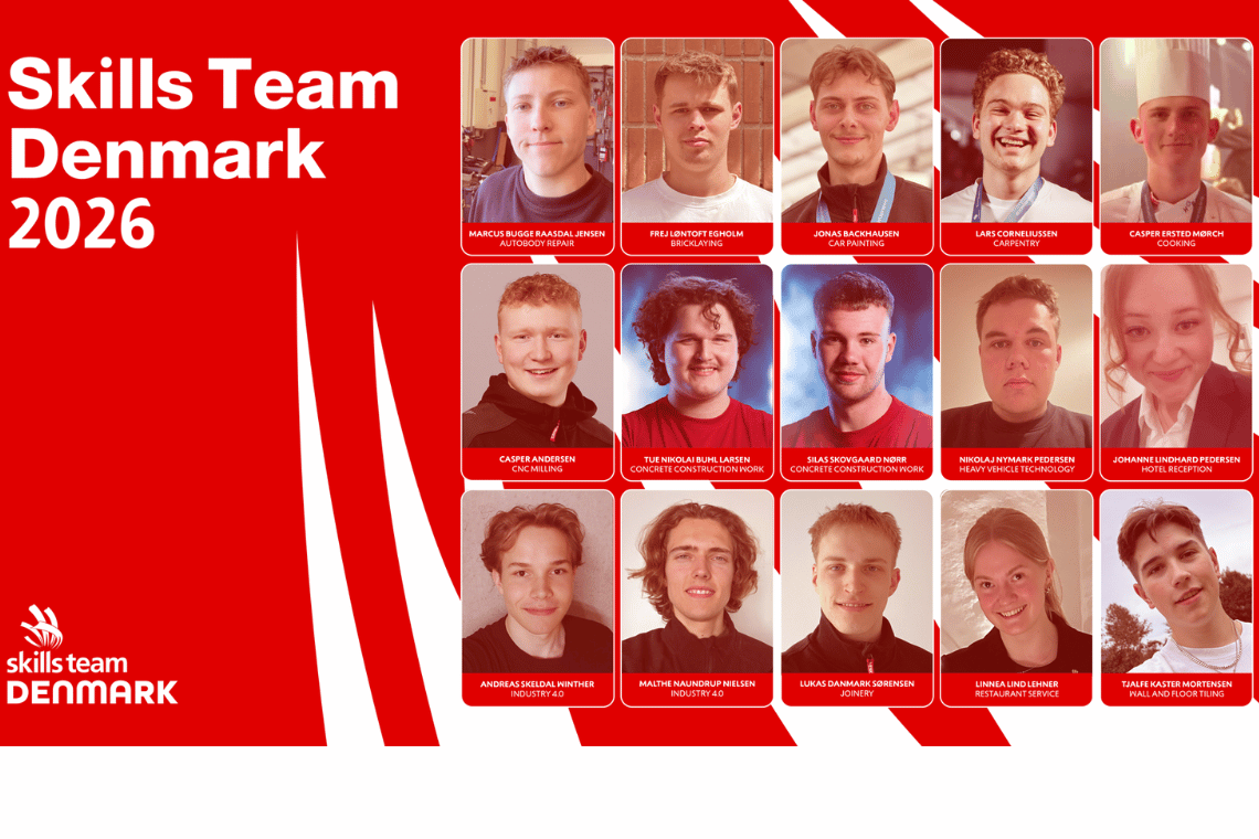 Tidligere EUC Syd-elev skal til VM for faglærte: Tue Nikolai Buhl Larsen er udtaget til Skills Team Denmark