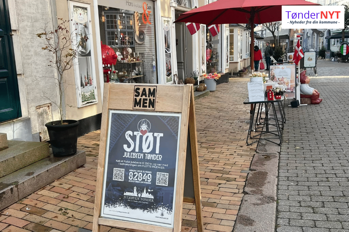 Støt juleudsmykningen i Tønder og vær med i lodtrækningen om præmier
