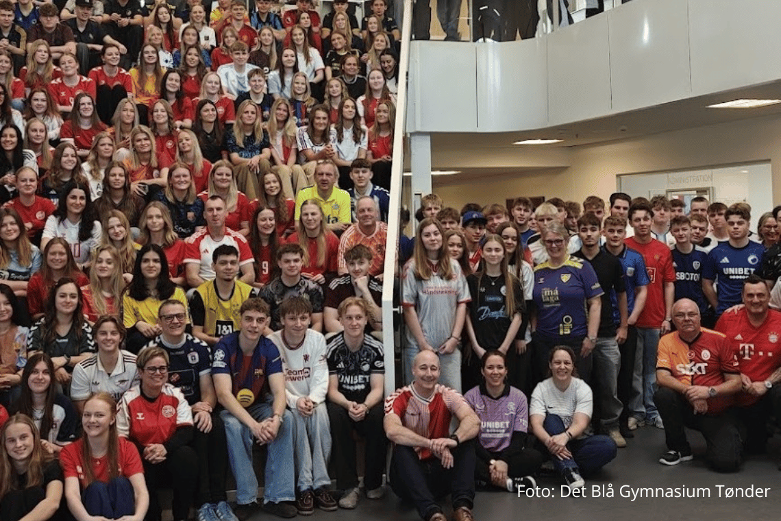 Tønder i farver: Fodboldtrøjer, fællesskab og millioner til børn med kræft