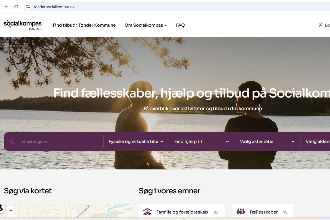 Ny digital indgang: Nu bliver det lettere at finde hjælp og fællesskaber i Tønder Kommune