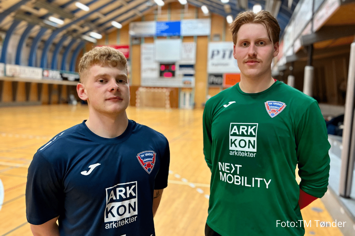 To TM Tønder-spillere udtaget til U21-landsholdet: Ansvar og seniorhåndbold styrker udviklingen